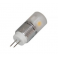Lampe LED G4 12V 1W6 12VDC blanc chaud diamètre 14 mm