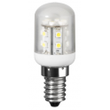 Lampe LED spéciale frigo E14, 1W2 230V, blanc froid