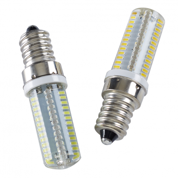 Lampe LED E14 silicone 3W5 230V blanc froid diamètre 18 mm à 5,90€