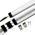 Réglette LED aluminium 1m 144 LED SMD blanc chaud