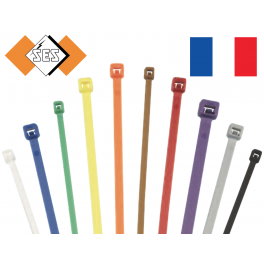 100 Colliers serrage. Serre-câbles attache-câbles Orange 150 x 2,6 mm 